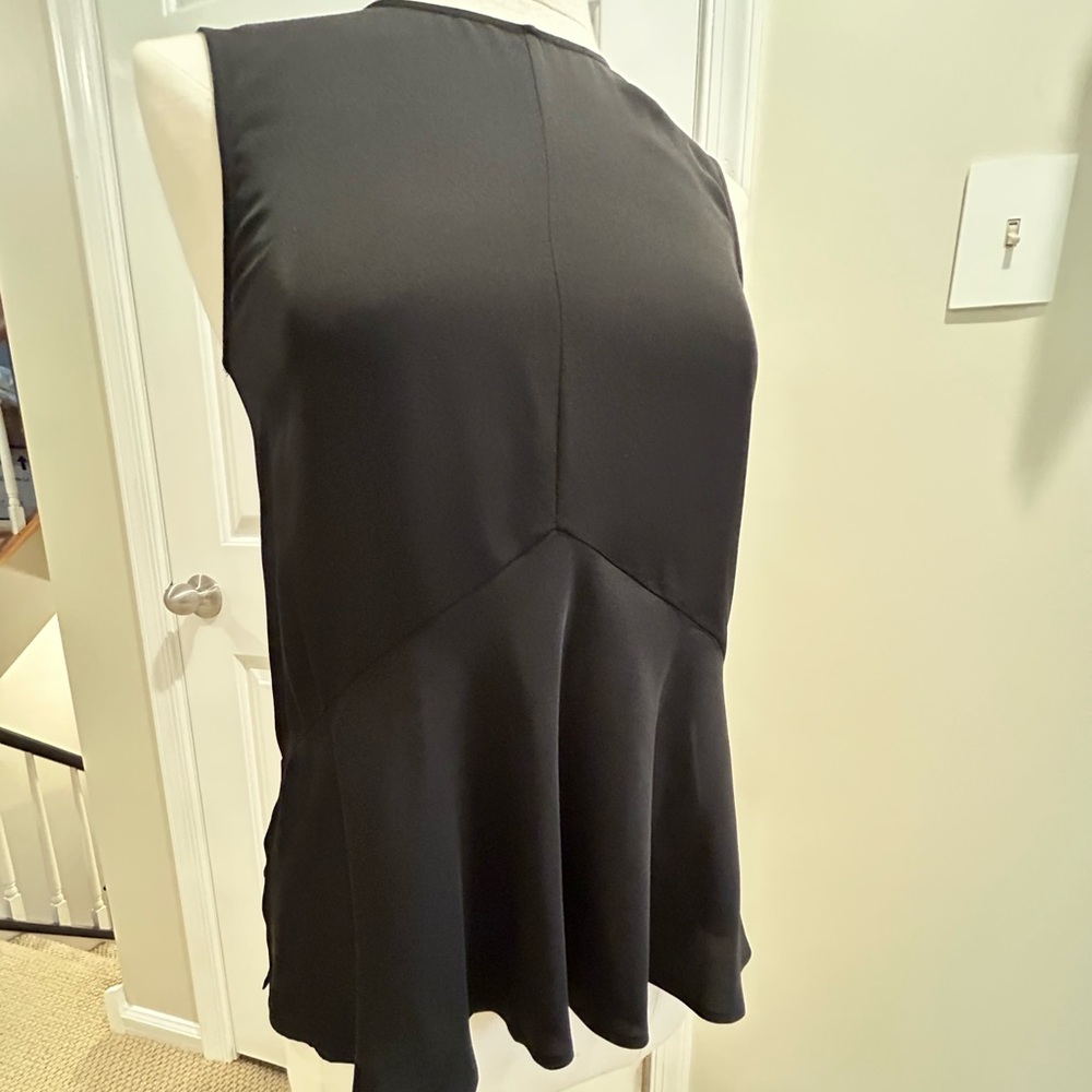 Theory Black Sleeveless Top